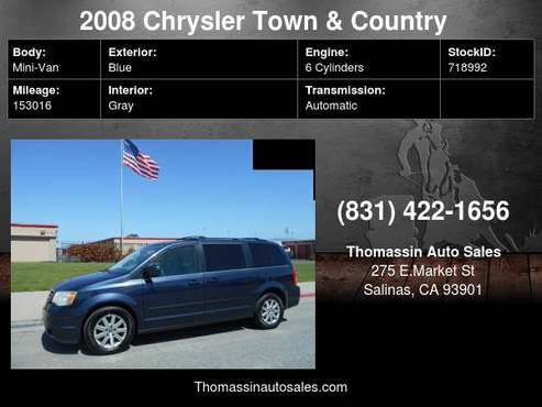 2008 Chrysler Town & Country 4dr Wgn Touring - - by for sale in Salinas, CA