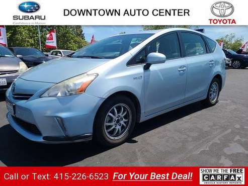 2012 Toyota Prius v Two hatchback Clear Sky Metallic for sale in Oakland, CA