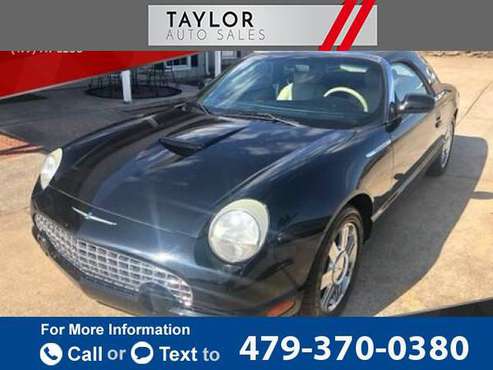 2005 Ford Thunderbird Deluxe 2dr Convertible Convertible Black -... for sale in Springdale, AR