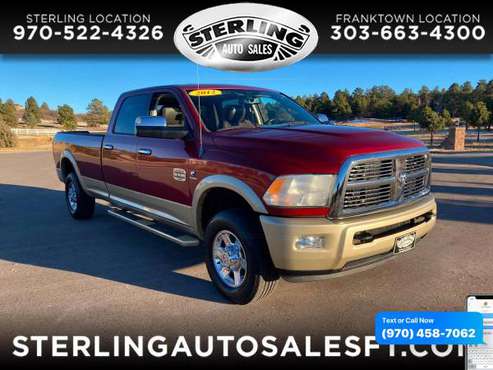 2012 RAM 2500 4WD Crew Cab 169 Laramie Longhorn - CALL/TEXT TODAY! -... for sale in Sterling, CO