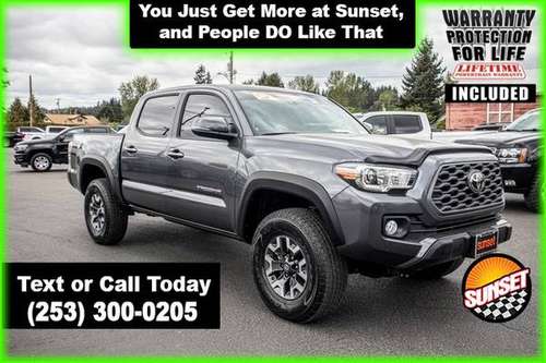 2021 Toyota Tacoma 4x4 4WD TRD Offroad Double Cab TRUCK PICKUP for sale in Sumner, WA