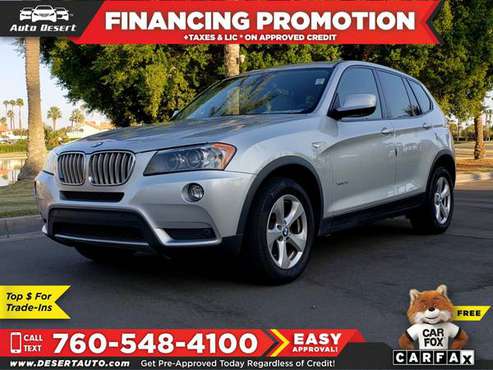 2012 BMW X3 xDrive28i 28i Only $175/mo! Easy Financing! - cars &... for sale in Palm Desert , CA