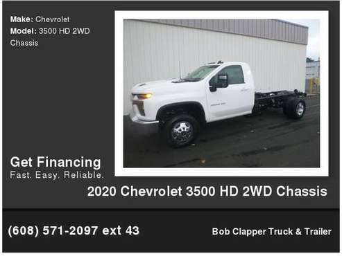 2020 Chevrolet Chevy 3500 HD 2WD Chassis - cars & trucks - by dealer... for sale in Janesville, WI