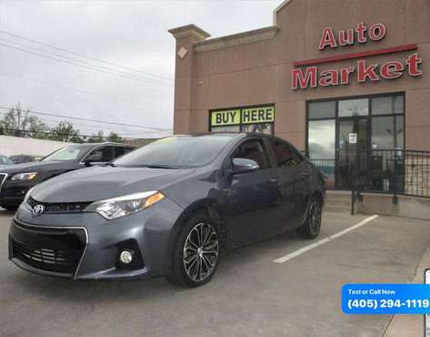 2015 Toyota Corolla L 4dr Sedan 4A 0 Down WAC/Your Trade - cars & for sale in Oklahoma City, OK
