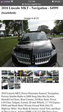 2010 MKT Lincoln for sale in Saint Clair Shores, MI