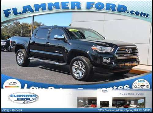 2016 Toyota Tacoma 2WD Double Cab V6 AT Limited - cars & trucks - by... for sale in Spring Hill, FL
