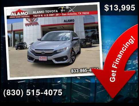 2016 Honda Civic Sedan EX-T - cars & trucks - by dealer - vehicle... for sale in San Antonio, TX