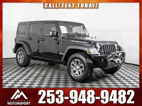 2016 *Jeep Wrangler* Unlimited Rubicon 4x4 - cars & trucks - by... for sale in PUYALLUP, WA