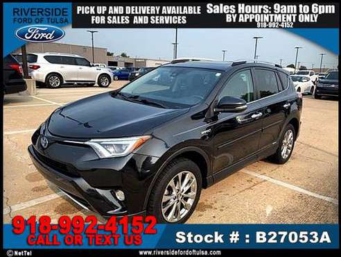 2016 Toyota RAV4 Hybrid Limited AWD SUV -EZ FINANCING -LOW DOWN! -... for sale in Tulsa, OK