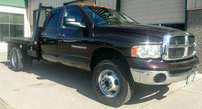 2005 Dodge Ram 3500 Quad Cab Dually Flatbed 4X4 Cummins Diesel -... for sale in Grand Junction, CO