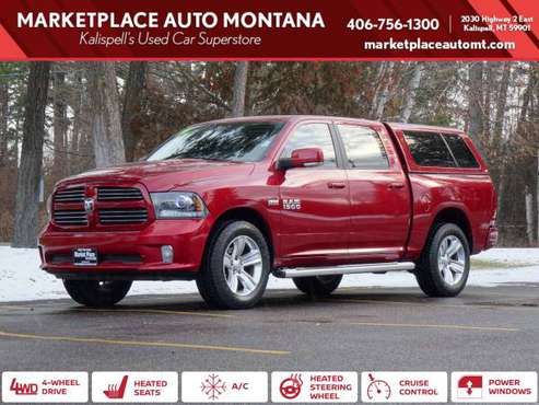 2014 RAM 1500 CREW CAB 4x4 4WD Dodge SPORT PICKUP 4D 5 1/2 FT Pickup... for sale in Kalispell, MT