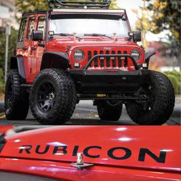 2015 JEEP WRANGLER 4X4 RUBICON LIFTED BIG WHEELS/TIRES LOW 59K MILES... for sale in Portland, OR
