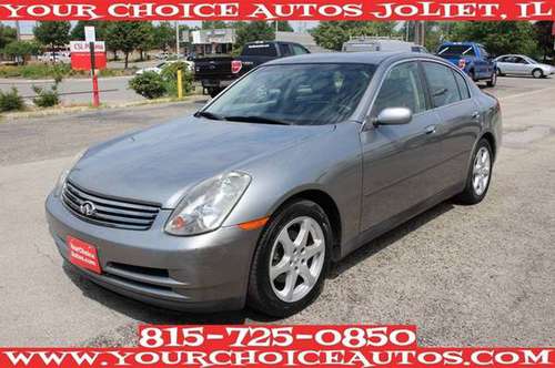 2004 *INFINITI**G35* 88K LEATHER SUNROOF KEYLESS GOOD TIRES 114253 for sale in Joliet, IL
