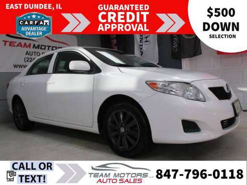 2009 Toyota Corolla *Instant Guaranteed Approval* - cars & trucks -... for sale in East Dundee, WI
