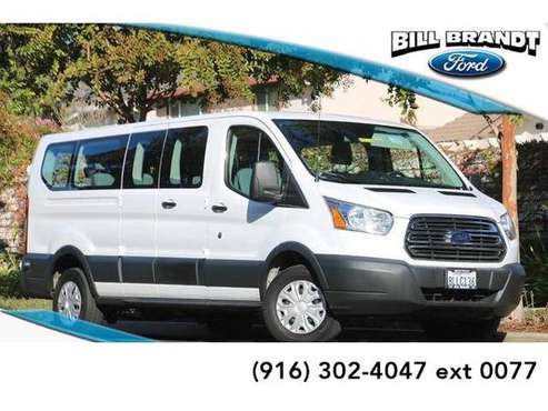 2018 Ford Transit-350 van XLT 3D Low Roof Wagon (White) for sale in Brentwood, CA