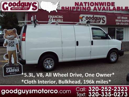 2009 Chevrolet Express Cargo Van AWD 1500 135 - cars & trucks - by... for sale in waite park, WI