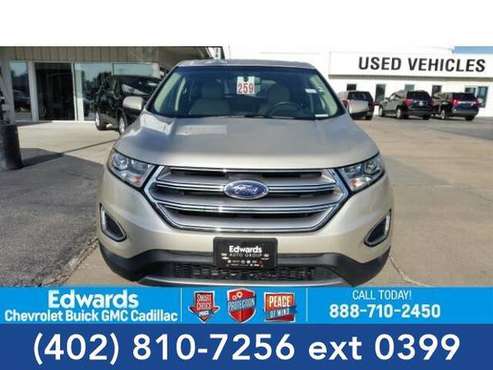 2017 Ford Edge SUV SEL (White Gold Metallic) for sale in Council Bluffs, IA