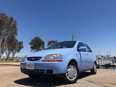 2004 Chevrolet Aveo 4-door gas saver, low miles for sale in Chula vista, CA