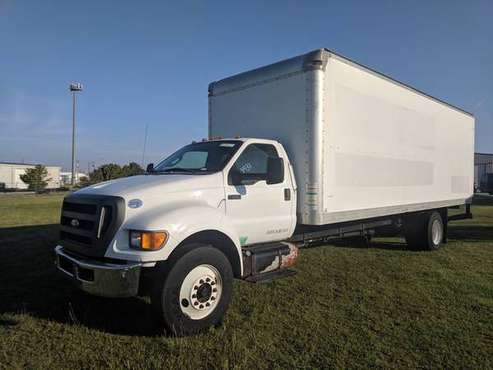 2012 Ford F750 Extra Super Duty 26' Cargo Box, Diesel, Auto, Lift Gate for sale in Oklahoma City, OK
