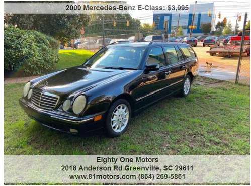 2000 MERCEDES E320 WAGON 3RD ROW - cars & trucks - by dealer -... for sale in Greenville, SC