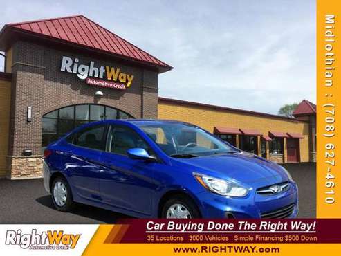2013 Hyundai Accent - cars & trucks - by dealer - vehicle automotive... for sale in Midlothian, IL