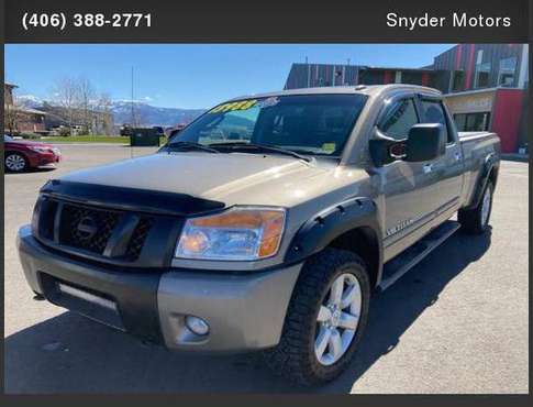 2008 Nissan Titan 4X4 Clean CarFax-1 Owner - - by for sale in Bozeman, MT