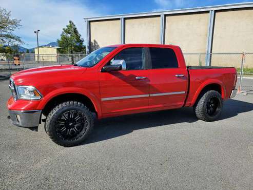 2013 Ram 1500 Laramie Lifted W/Offroad Wheels/Tires - cars & for sale in Grants Pass, OR