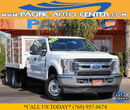 2018 Ford F-350 F350 XLT Stake Flat Bed Utility Diesel Truck #28250... for sale in Fontana, CA