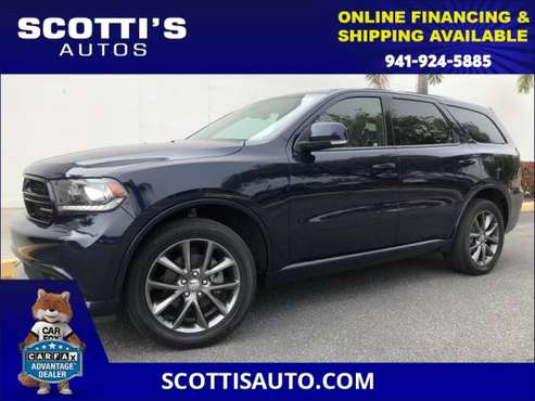 2017 Dodge Durango GT 1-OWNER CLEAN CARFAX WELL SERVICED GREAT for sale in Sarasota, FL