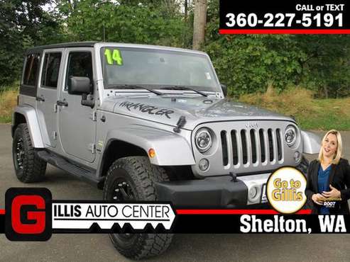 2014 Jeep Wrangler 4x4 4WD Unlimited Sahara SUV WARRANTY FOREVER -... for sale in Shelton, WA