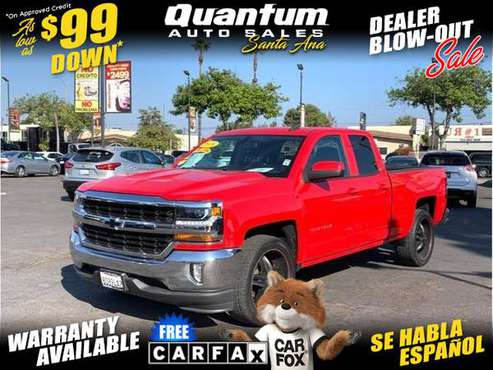 2016 Chevrolet Chevy Silverado 1500 Double Cab LT Pickup 4D 6 1/2 ft... for sale in Santa Ana, CA