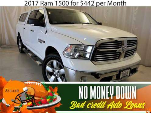 $442/mo 2017 Ram 1500 Bad Credit & No Money Down OK - cars & trucks... for sale in Chicago Ridge, IL
