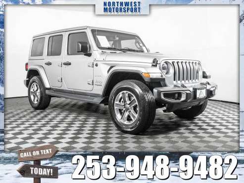 2018 *Jeep Wrangler* Unlimited Sahara 4x4 - cars & trucks - by... for sale in PUYALLUP, WA