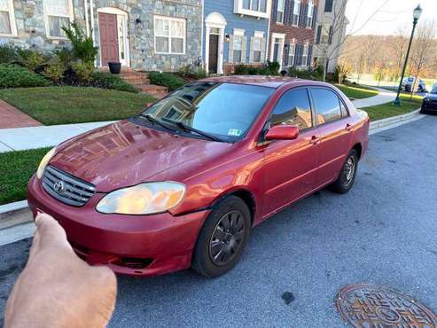2003 Toyota Corolla LOW mileage for sale in CLARKSBURG, District Of Columbia