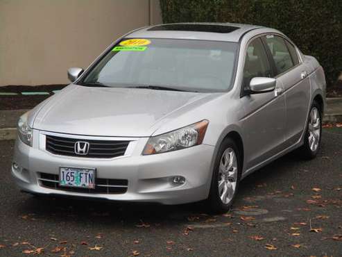 2010 HONDA ACCORD EX L W/Navi 4DR. SEDAN LEATHER MOON ROOF 100K... for sale in Hubbard, OR