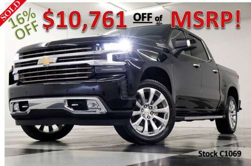 16% OFF MSRP *BRAND NEW Black 2020 Chevy Silverado 1500 HIGH COUNTRY... for sale in Clinton, MO