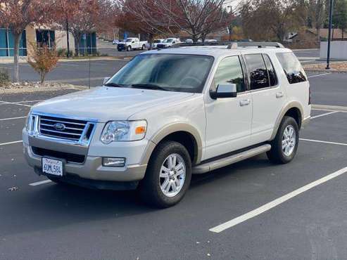 2010 Ford Explorer Eddie Bauer - White - cars & trucks - by owner -... for sale in Redding, CA