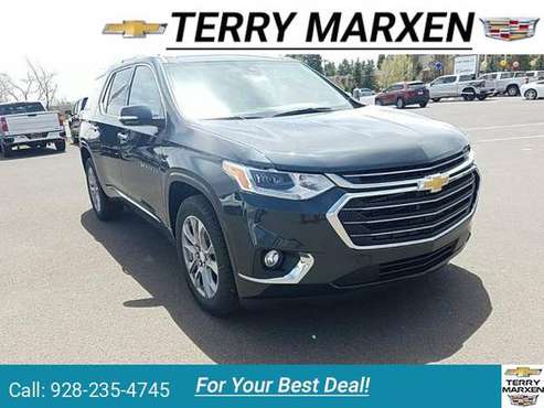 2019 Chevy Chevrolet Traverse Premier suv Gray - cars & trucks - by... for sale in Flagstaff, AZ