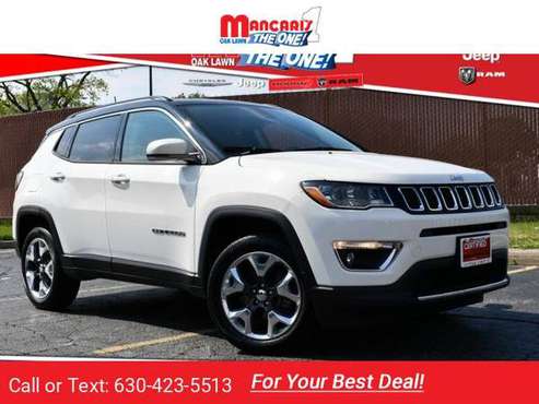 2019 Jeep Compass Limited - CERTIFIED 4X4 ONE OWNER REMOTE START for sale in Oak Lawn, IL