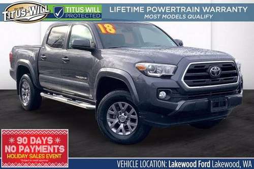2018 Toyota Tacoma Truck SR5 Crew Cab - cars & trucks - by dealer -... for sale in Lakewood, WA