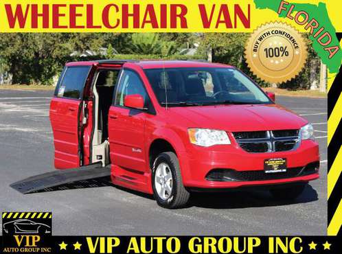 Wheelchair van handicap ramp van 2013 Dodge Grand Caravan SXT ramp... for sale in tampa bay, FL