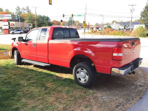 2005 ford f150 ex cab 8ft bed 78000 miles with plow one owner for sale in Tilton, NH