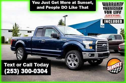 2015 Ford F-150 4x4 4WD F150 XLT Super Cab - - by for sale in Sumner, WA