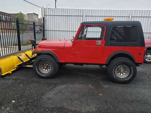 1986 jeep c j 7 with plow - cars & trucks - by owner - vehicle... for sale in Chicago, IL