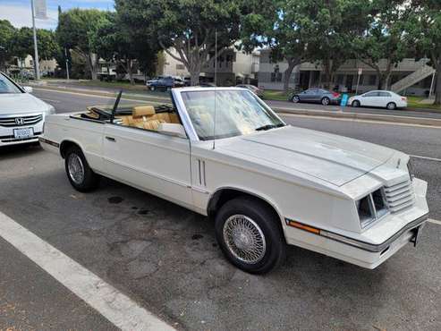 Convertible Dodge 600 1985 famous car - cars & trucks - by owner -... for sale in Los Angeles, CA