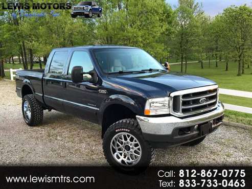 2002 Ford F-250 SD Lariat Crew Cab Long Bed 4WD - - by for sale in Evansville, IN