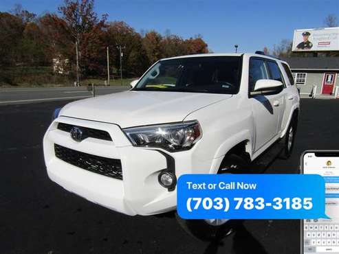 2019 TOYOTA 4RUNNER SR5 4WD ~ WE FINANCE BAD CREDIT - cars & trucks... for sale in Stafford, District Of Columbia