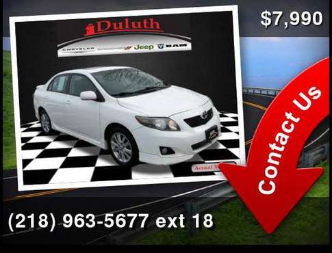 2010 Toyota Corolla S - cars & trucks - by dealer - vehicle... for sale in Duluth, MN