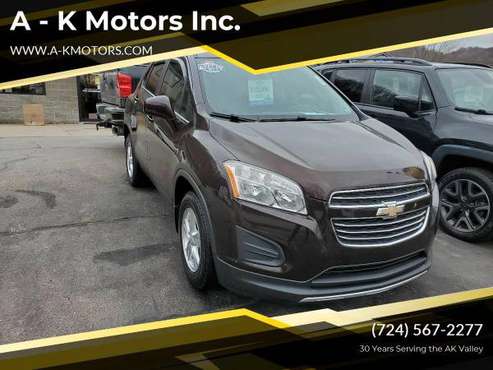 2015 Chevrolet Chevy Trax LT AWD 4dr Crossover EVERYONE IS APPROVED! for sale in Vandergrift, PA