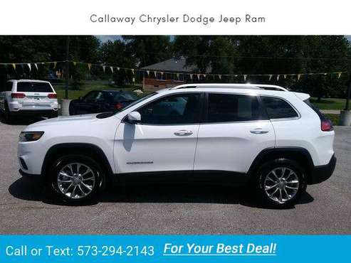 2019 Jeep Cherokee Latitude Plus suv Bright White Clearcoat for sale in Fulton, MO